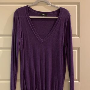 Purple Mossimo tunic sweater